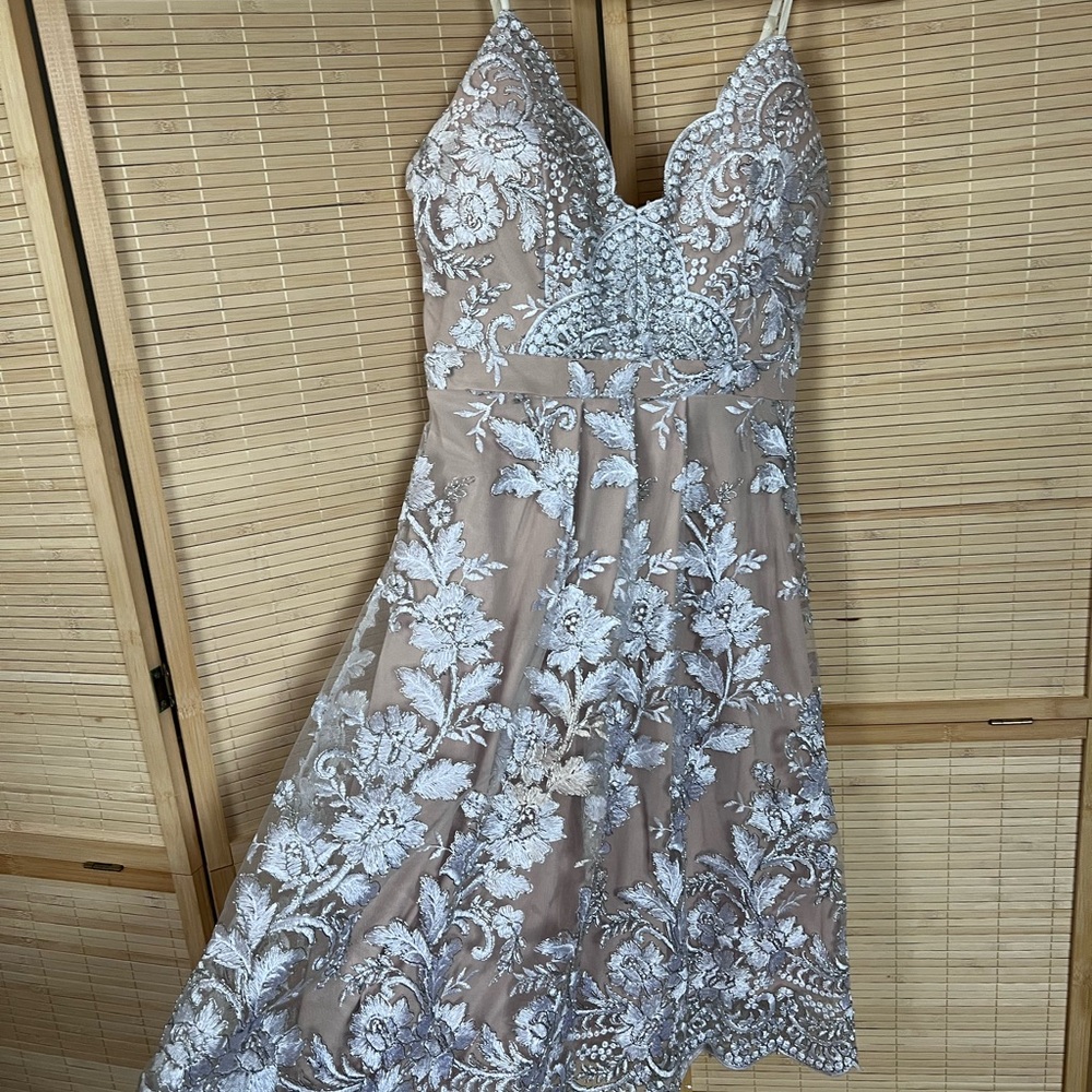 Chic Lace Floral Dress